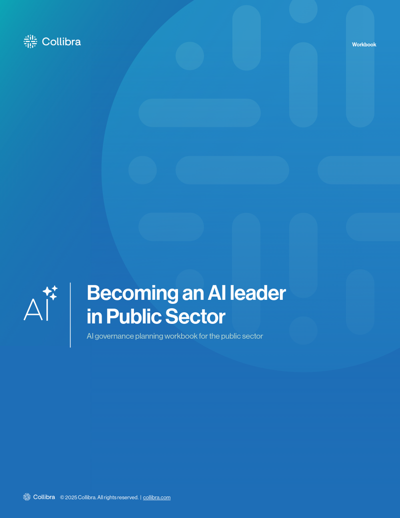 Becoming an AI leader in the public sector: AI governance planning workbook cover image