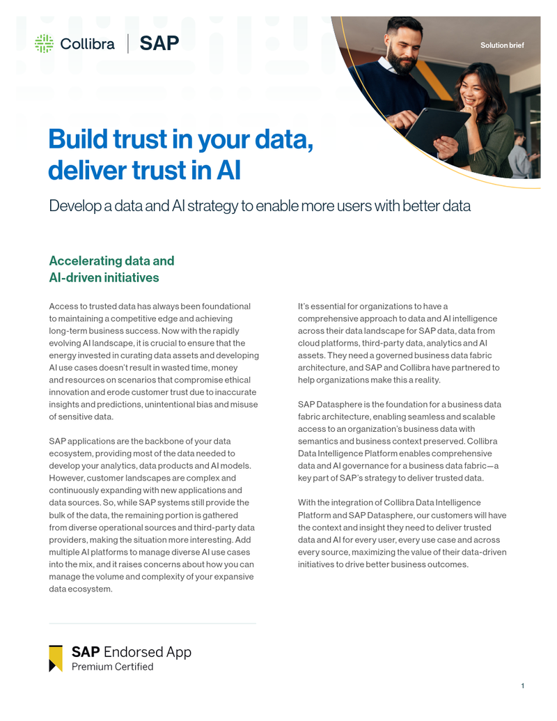 Build trust in your data, deliver trusted AI cover image