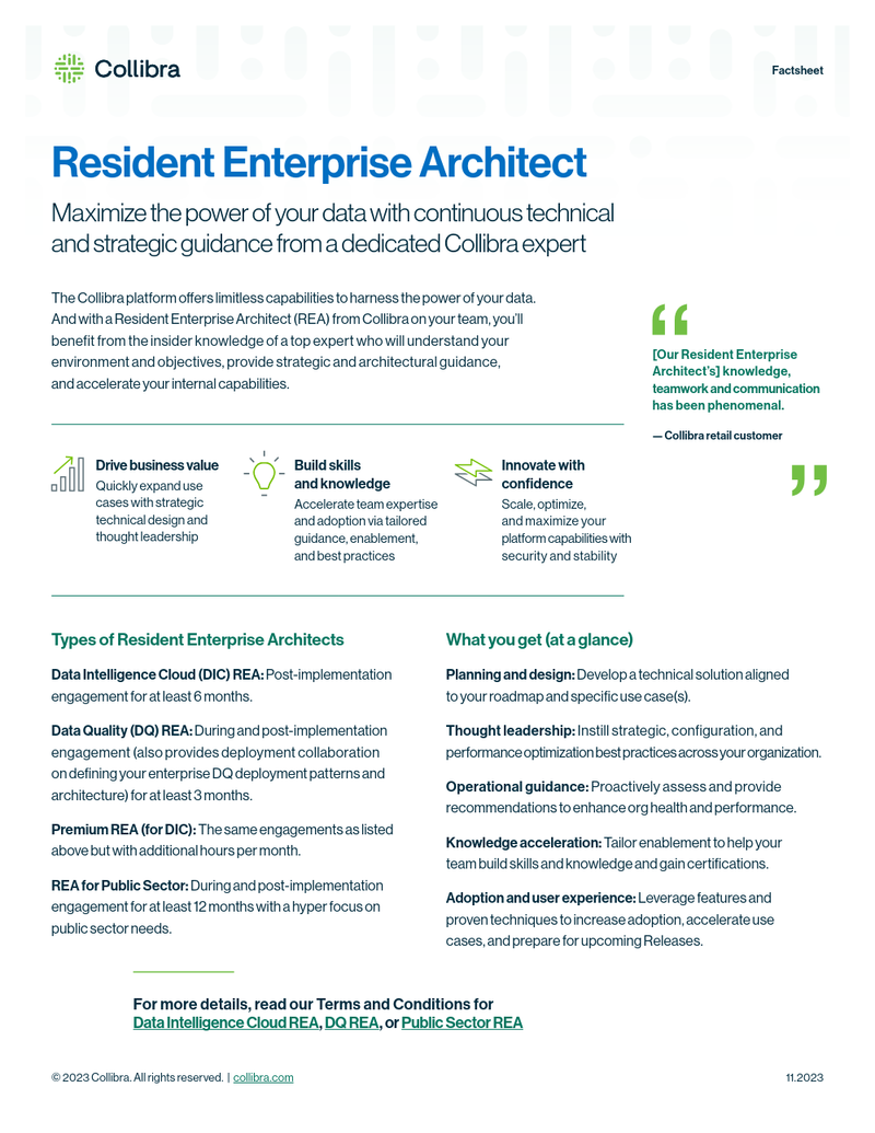 Resident Enterprise Architect program cover image