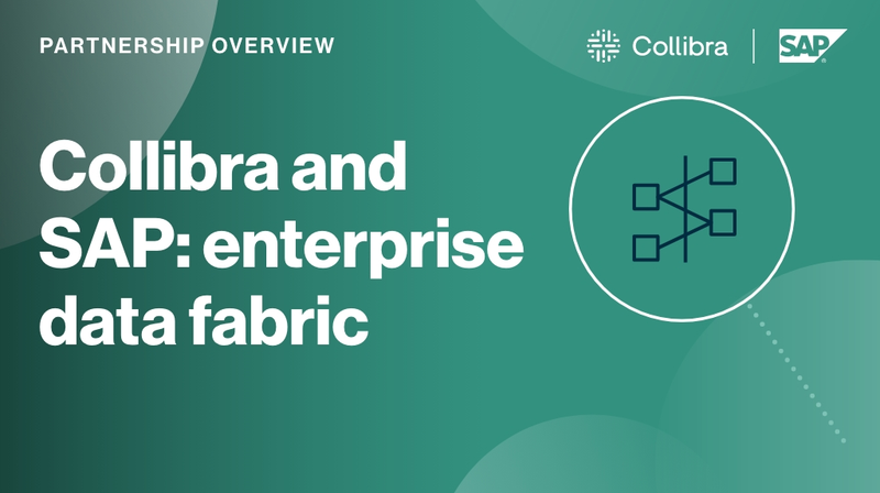 Collibra and SAP: enterprise data fabric cover image